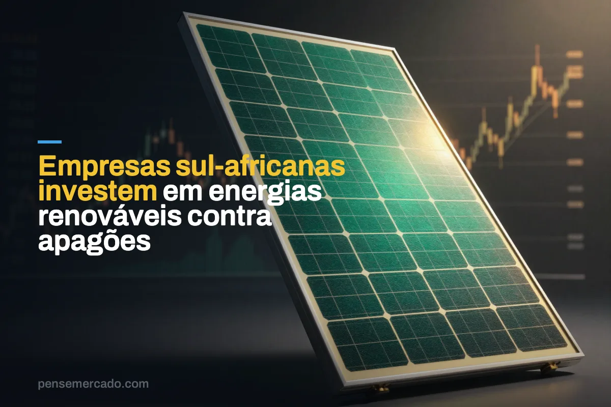 Empresas sul-africanas investem em energias renováveis contra apagões