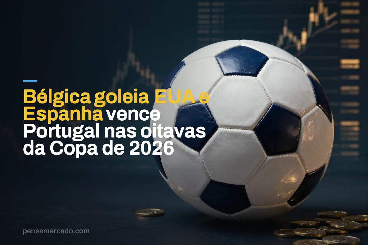 Bélgica goleia EUA e Espanha vence Portugal nas oitavas da Copa de 2026
