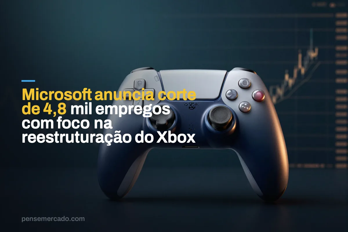 Microsoft anuncia corte de 4,8 mil empregos com foco na reestruturação do Xbox
