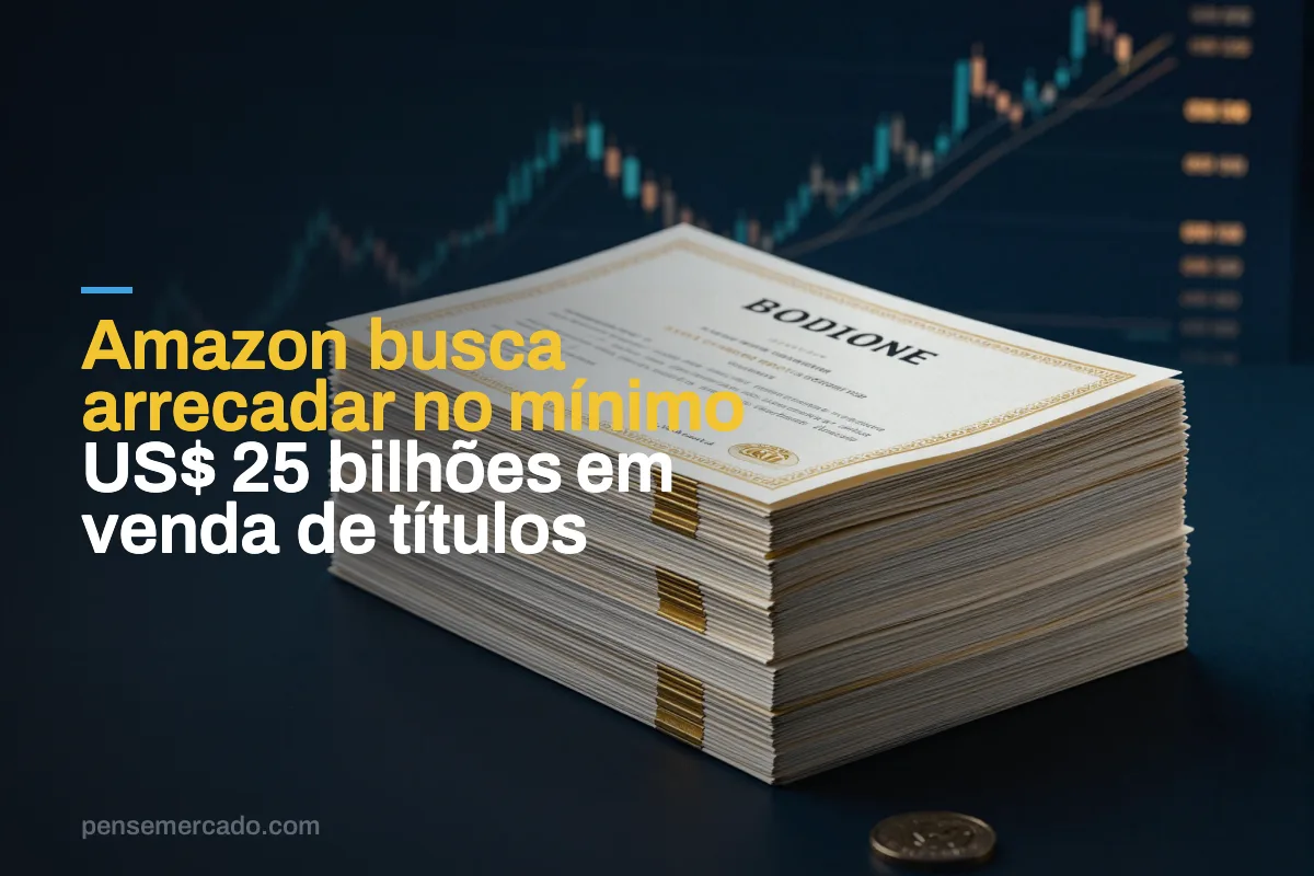 Amazon busca arrecadar no mínimo US$ 25 bilhões em venda de títulos