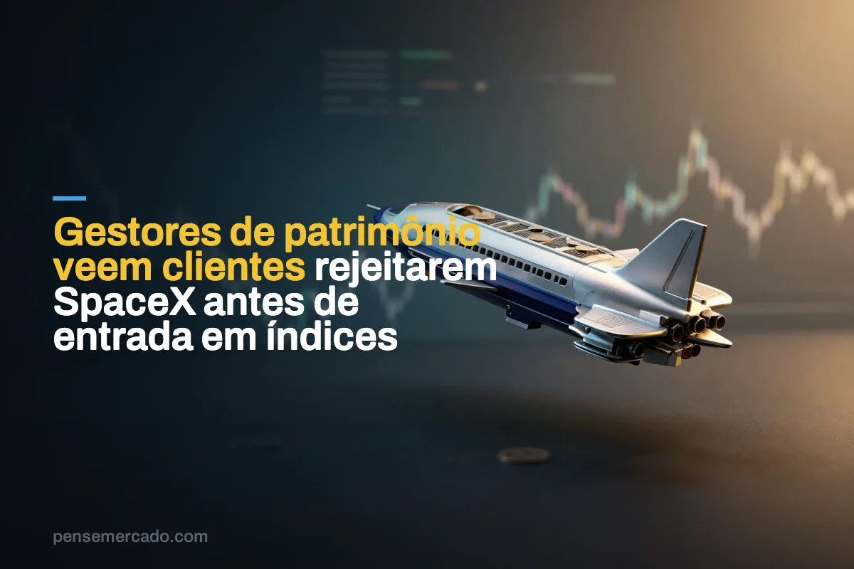 Gestores de patrimônio veem clientes rejeitarem SpaceX antes de entrada em índices