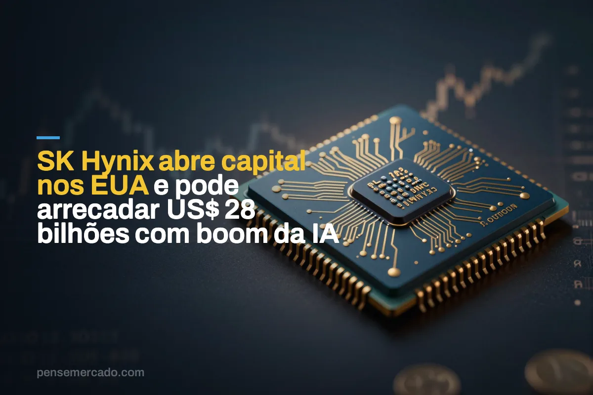 SK Hynix abre capital nos EUA e pode arrecadar US$ 28 bilhões com boom da IA