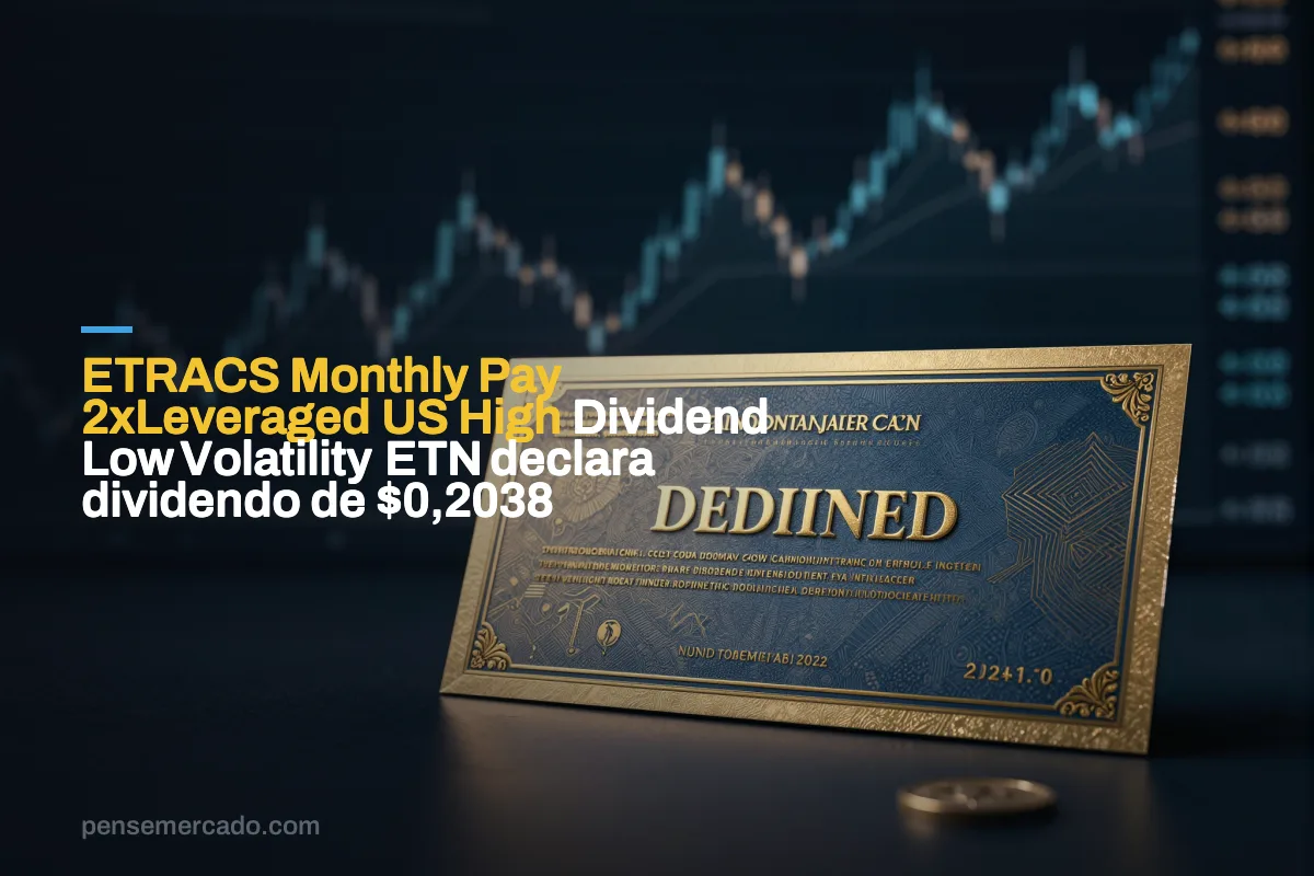 ETRACS Monthly Pay 2xLeveraged US High Dividend Low Volatility ETN declara dividendo de $0,2038