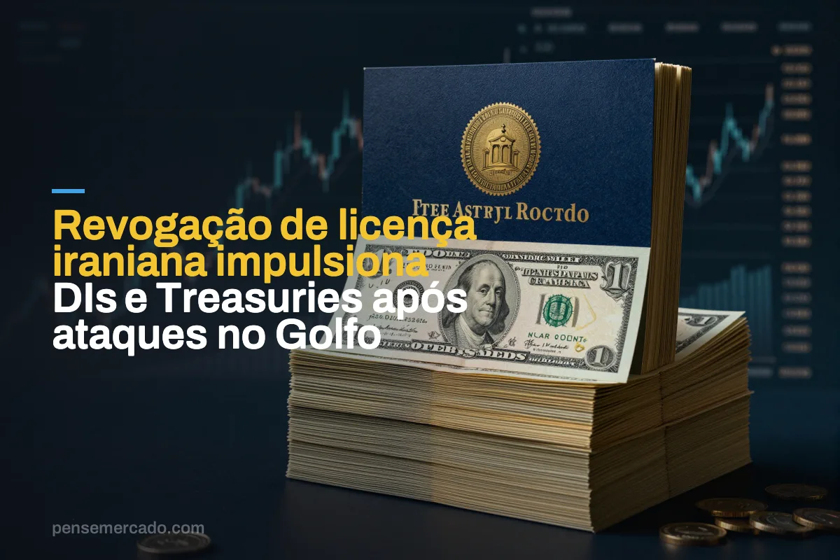 Revogação de licença iraniana impulsiona DIs e Treasuries após ataques no Golfo