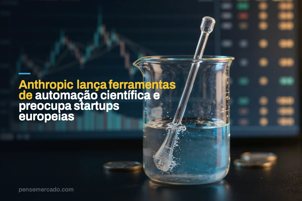 Anthropic lança ferramentas de automação científica e preocupa startups europeias