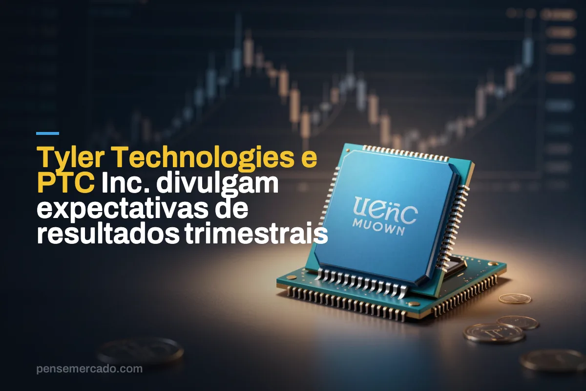 Tyler Technologies e PTC Inc. divulgam expectativas de resultados trimestrais