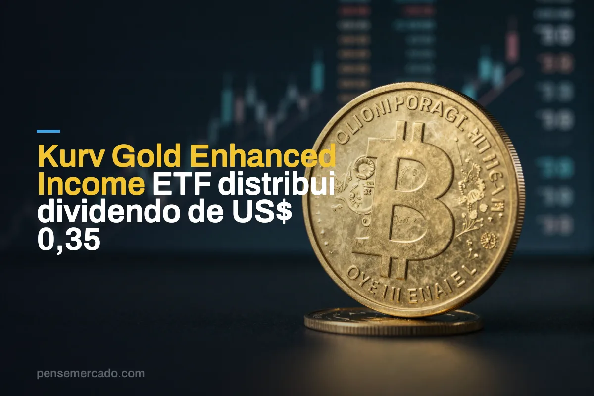 Kurv Gold Enhanced Income ETF distribui dividendo de US$ 0,35