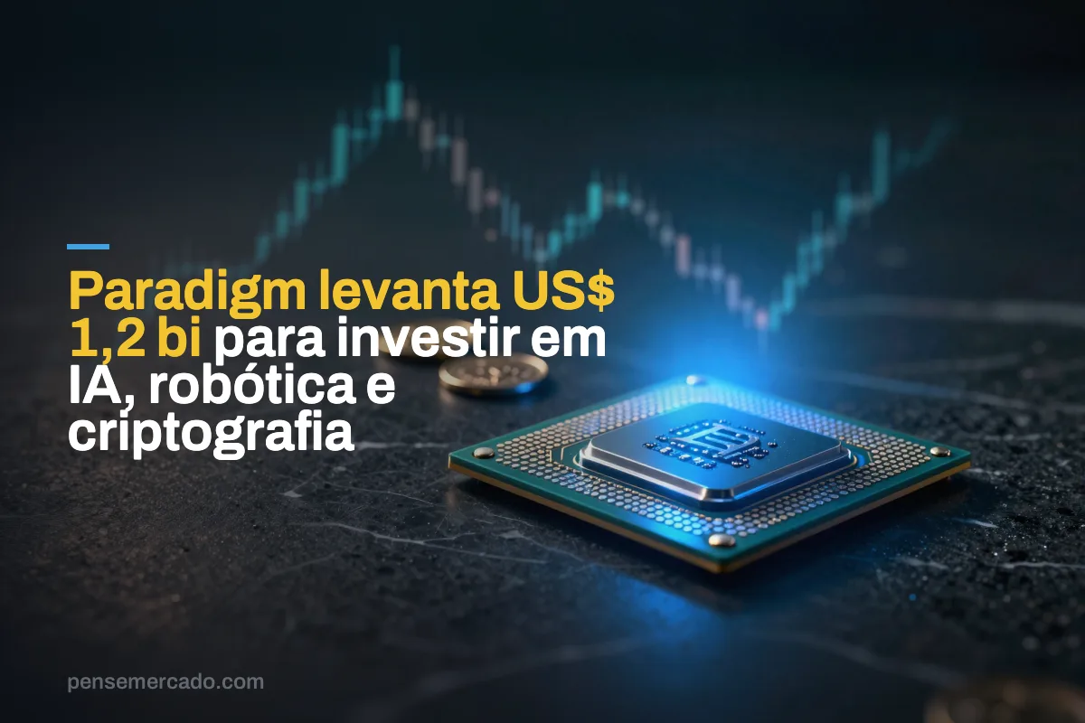 Paradigm levanta US$ 1,2 bi para investir em IA, robótica e criptografia