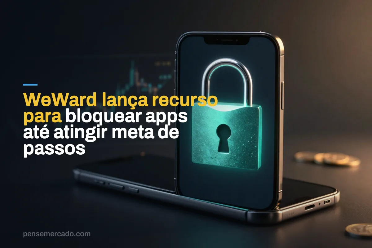 WeWard lança recurso para bloquear apps até atingir meta de passos