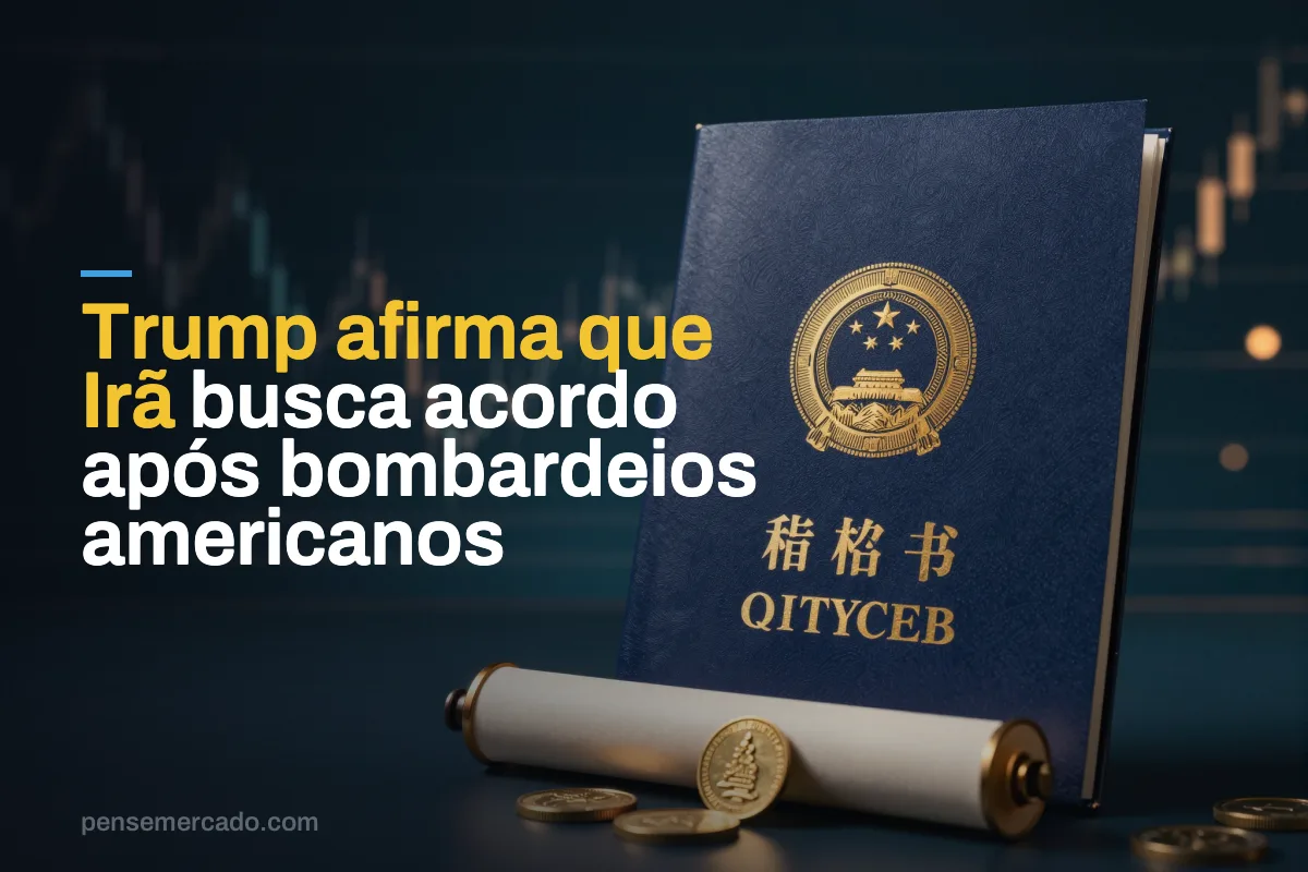 Trump afirma que Irã busca acordo após bombardeios americanos