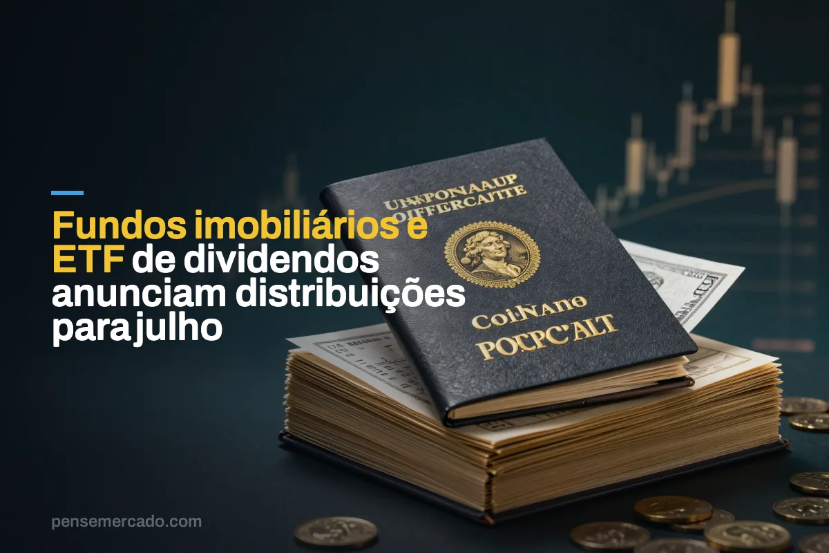 Fundos imobiliários e ETF de dividendos anunciam distribuições para julho