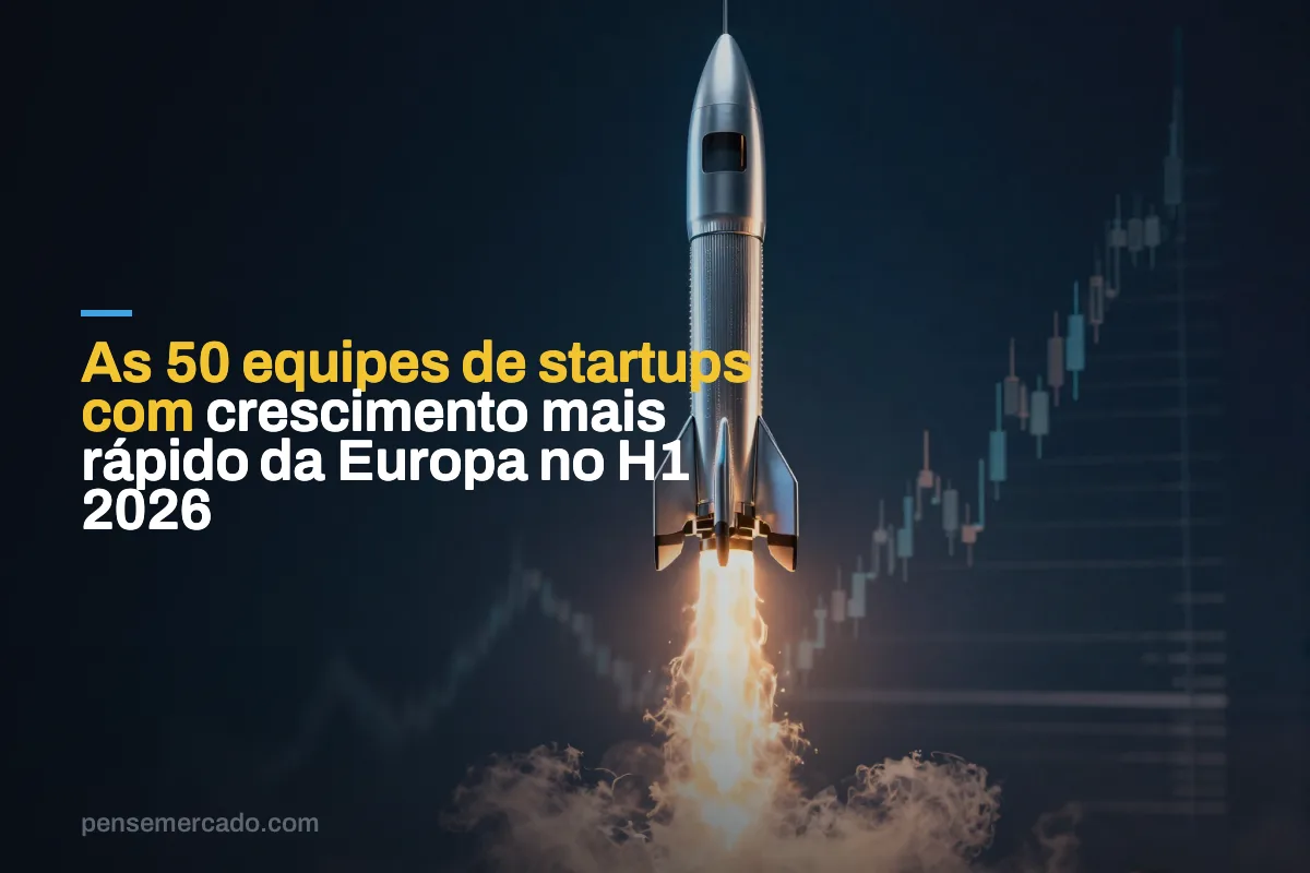 As 50 equipes de startups com crescimento mais rápido da Europa no H1 2026