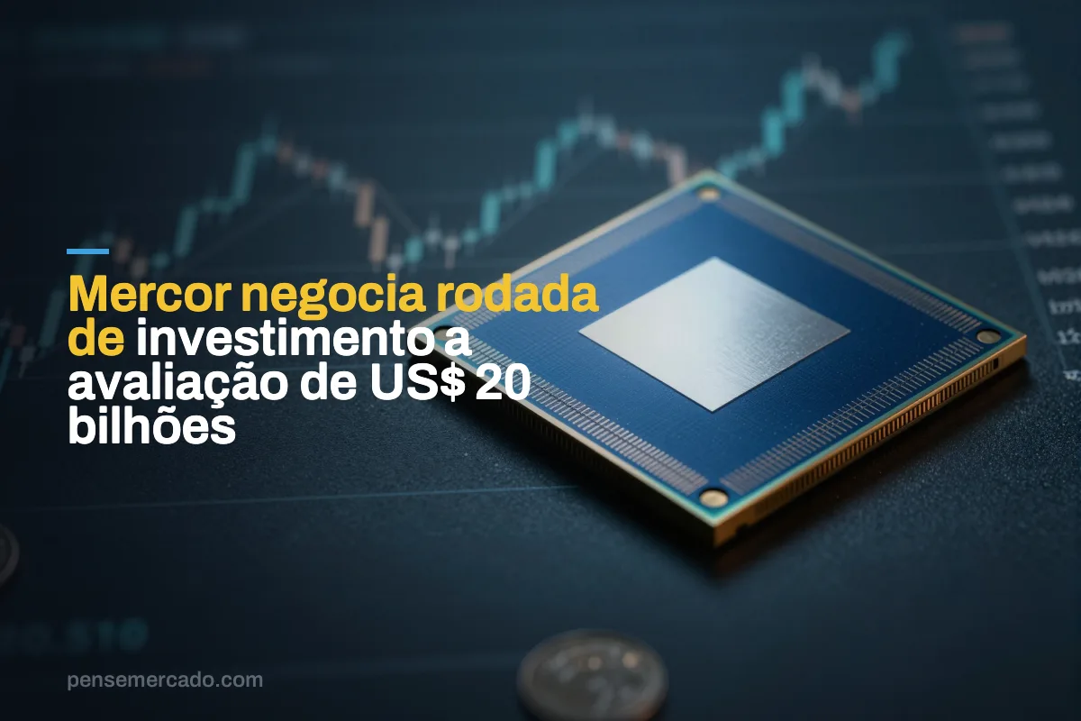 Mercor negocia rodada de investimento a avaliação de US$ 20 bilhões