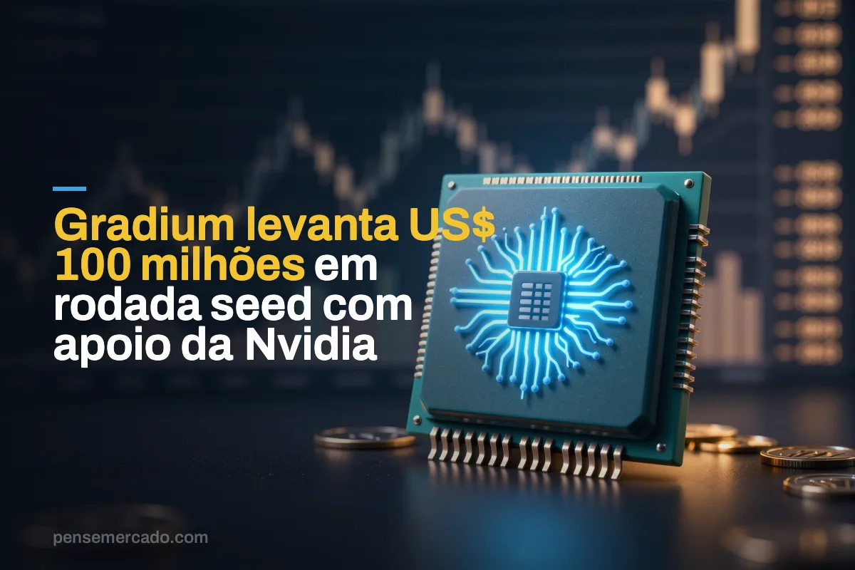 Gradium levanta US$ 100 milhões em rodada seed com apoio da Nvidia
