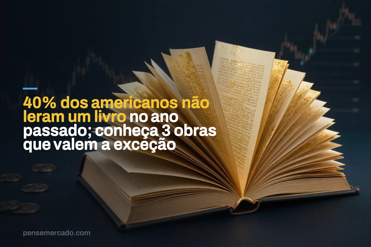 40% dos americanos não leram um livro no ano passado; conheça 3 obras que valem a exceção
