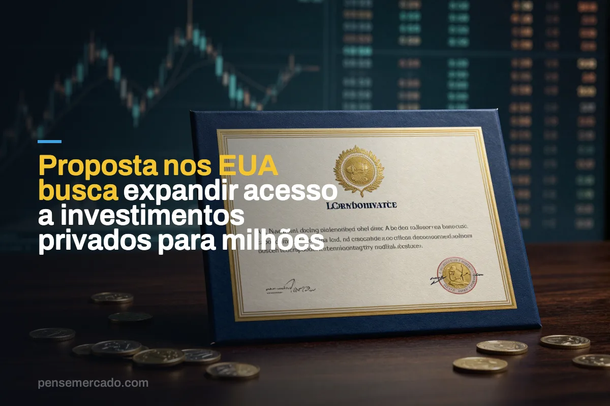 Proposta nos EUA busca expandir acesso a investimentos privados para milhões
