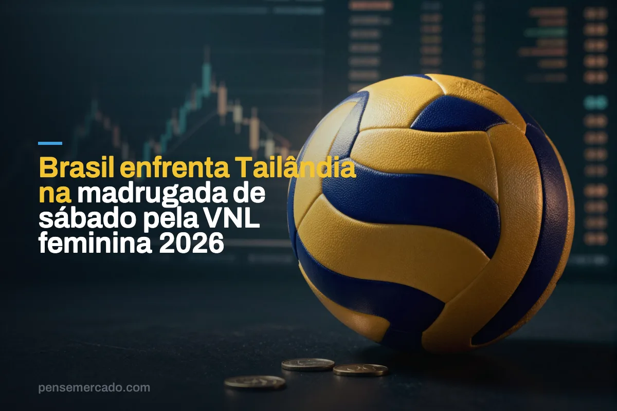 Brasil enfrenta Tailândia na madrugada de sábado pela VNL feminina 2026