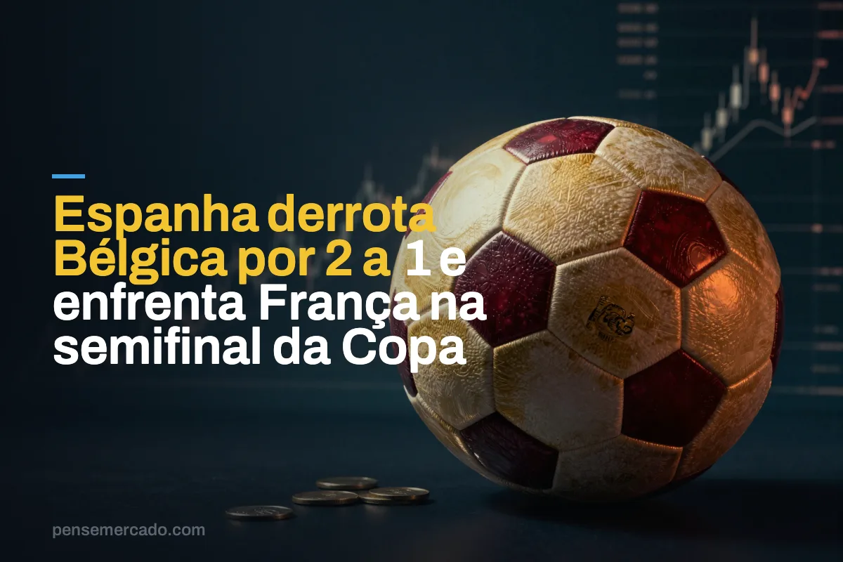 Espanha derrota Bélgica por 2 a 1 e enfrenta França na semifinal da Copa