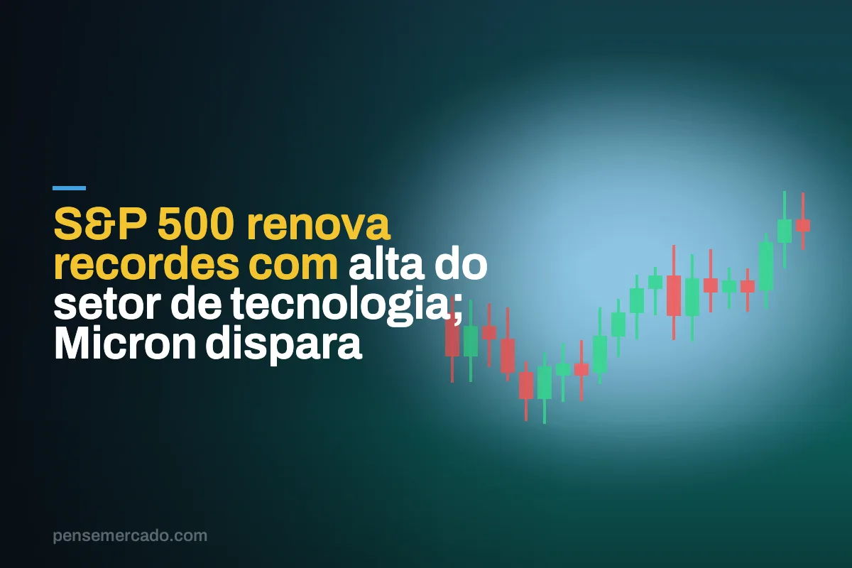 S&P 500 renova recordes com alta do setor de tecnologia; Micron dispara