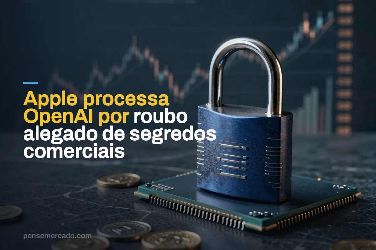 Apple processa OpenAI por roubo alegado de segredos comerciais