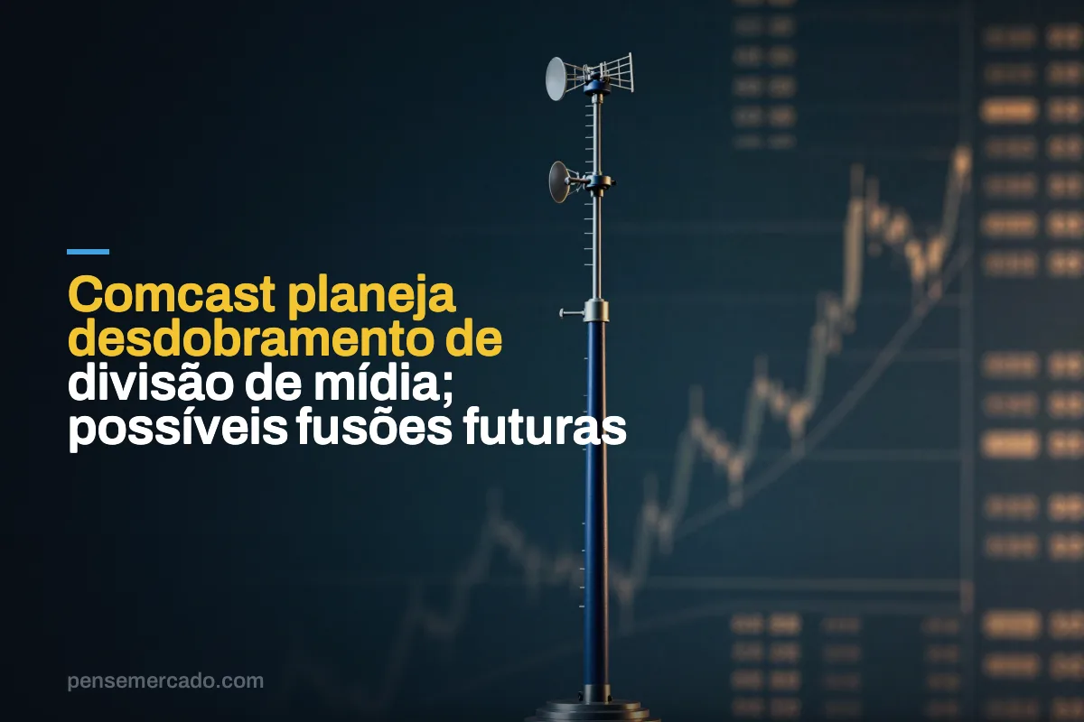 Comcast planeja desdobramento de divisão de mídia; possíveis fusões futuras