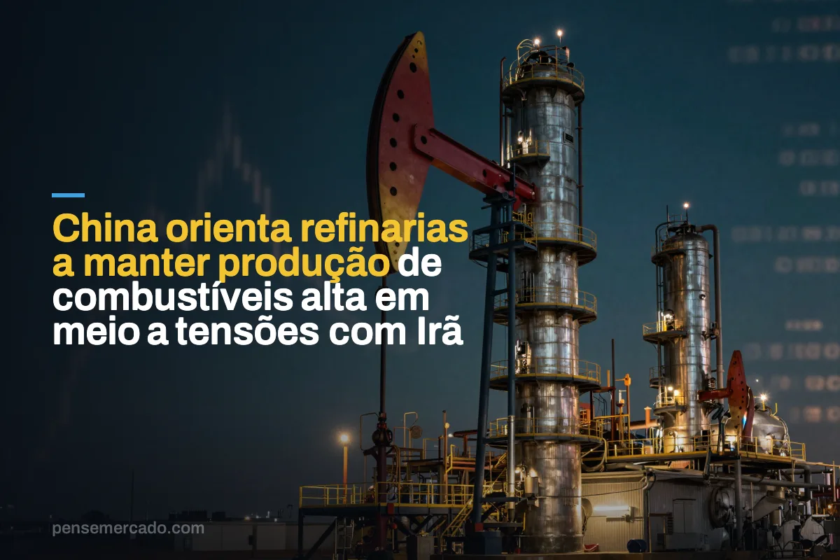 China orienta refinarias a manter produção de combustíveis alta em meio a tensões com Irã