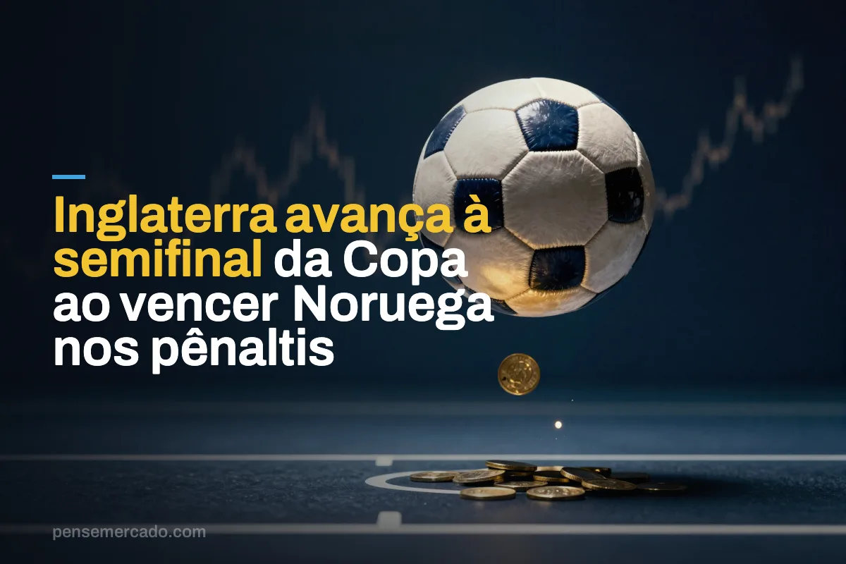Inglaterra avança à semifinal da Copa ao vencer Noruega nos pênaltis