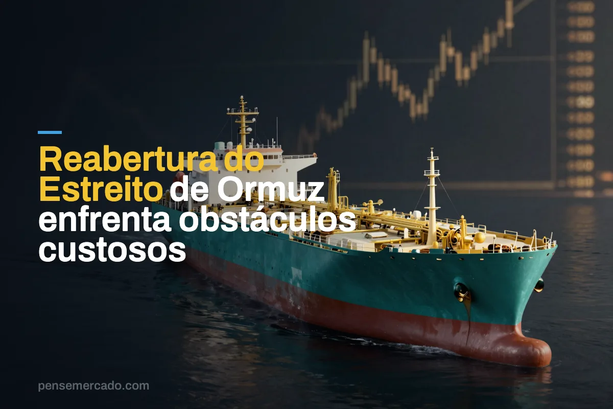 Reabertura do Estreito de Ormuz enfrenta obstáculos custosos