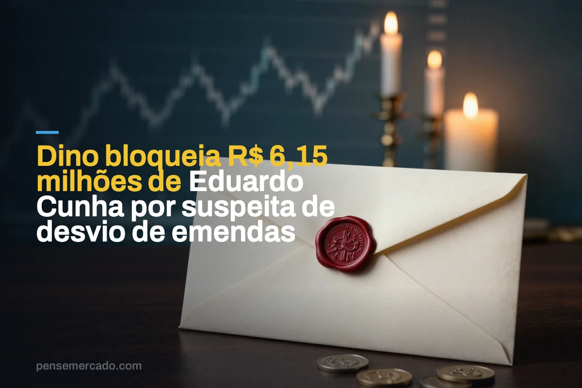 Dino bloqueia R$ 6,15 milhões de Eduardo Cunha por suspeita de desvio de emendas