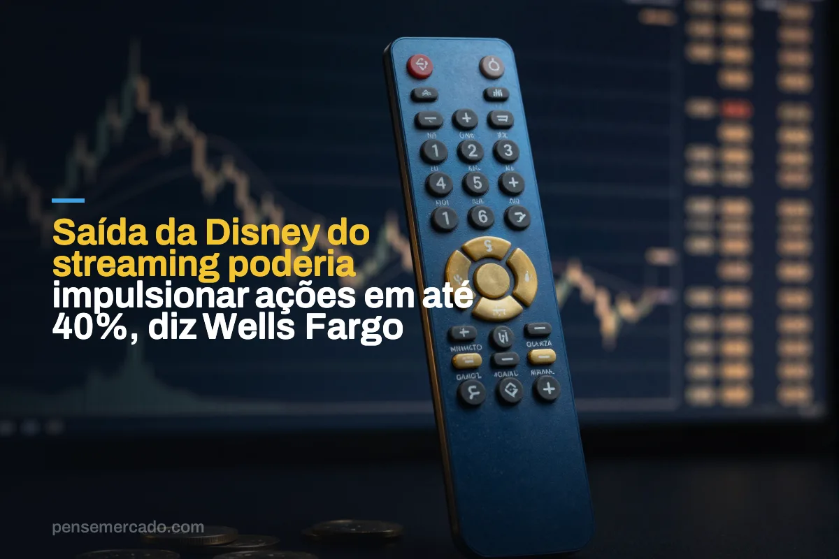 Saída da Disney do streaming poderia impulsionar ações em até 40%, diz Wells Fargo