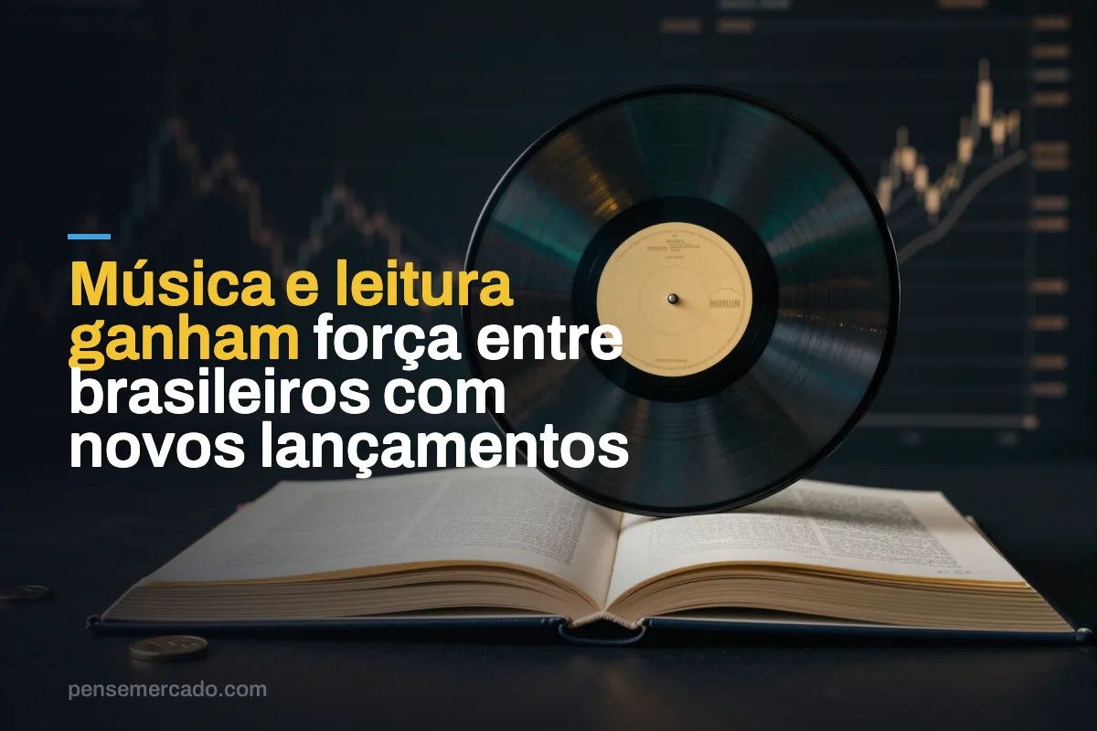 Música e leitura ganham força entre brasileiros com novos lançamentos