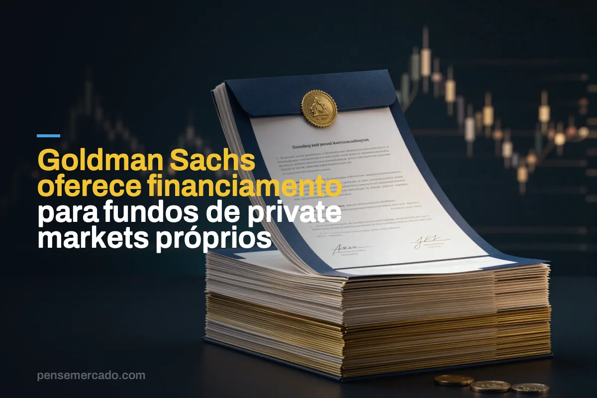 Goldman Sachs oferece financiamento para fundos de private markets próprios