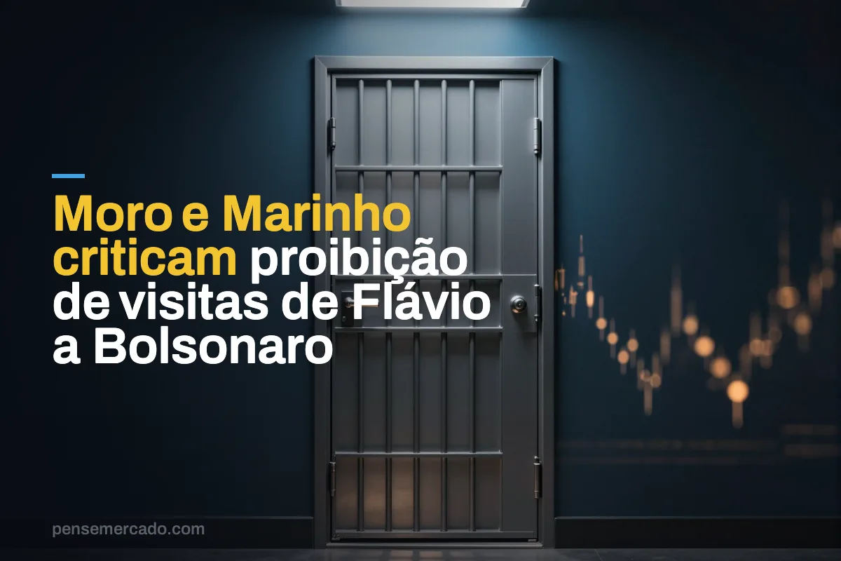 Moro e Marinho criticam proibição de visitas de Flávio a Bolsonaro