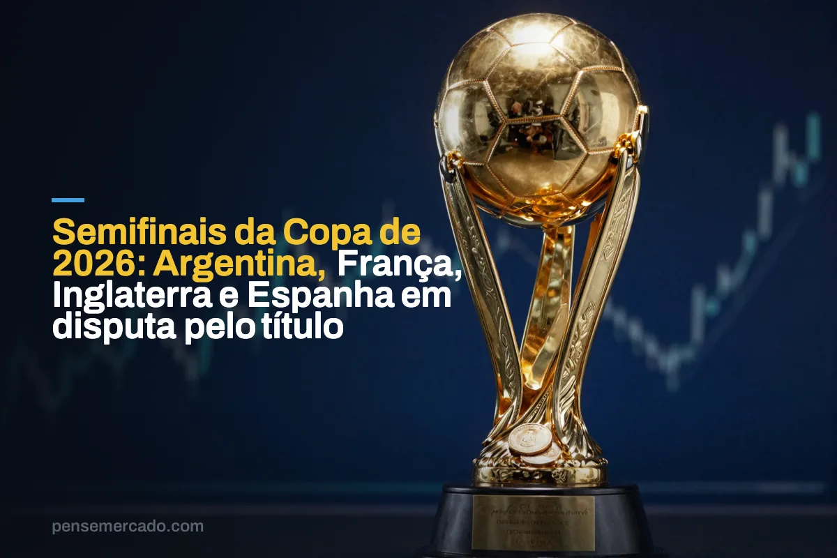 Semifinais da Copa de 2026: Argentina, França, Inglaterra e Espanha em disputa pelo título