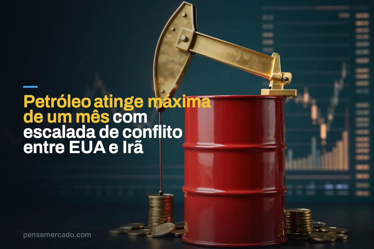 Petróleo atinge máxima de um mês com escalada de conflito entre EUA e Irã