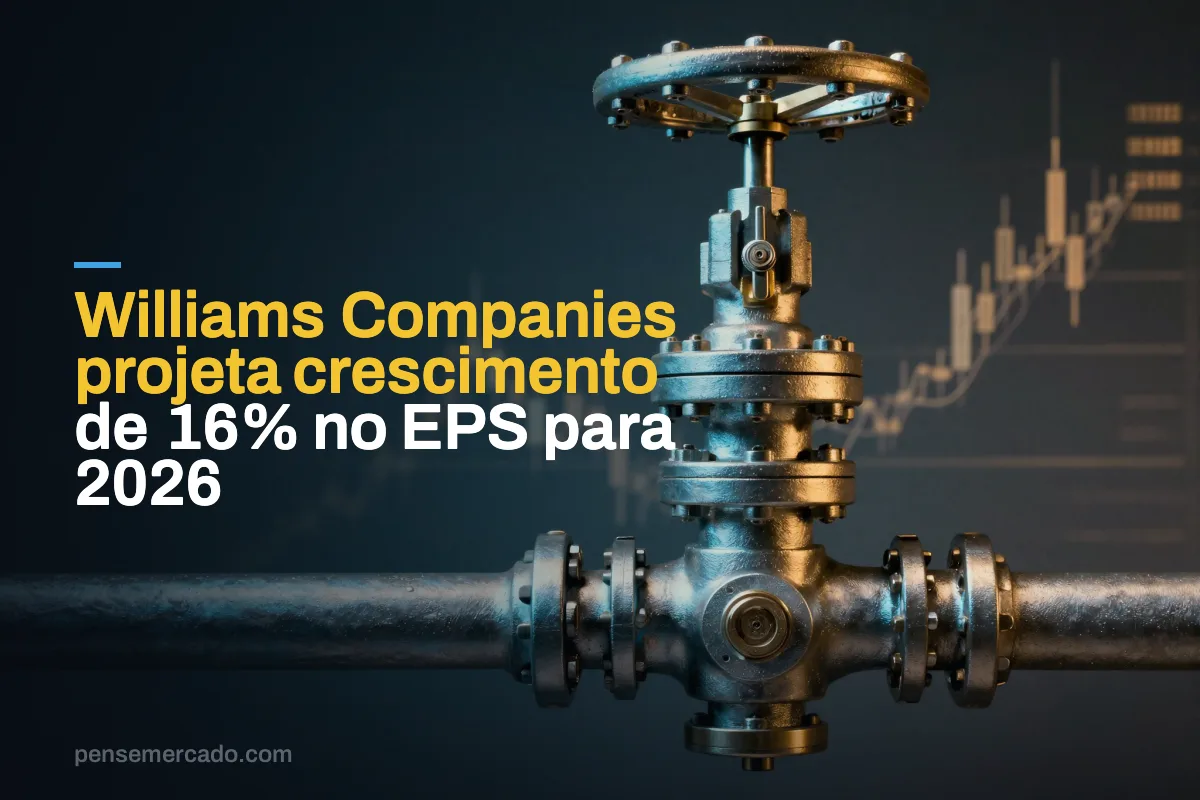 Williams Companies projeta crescimento de 16% no EPS para 2026