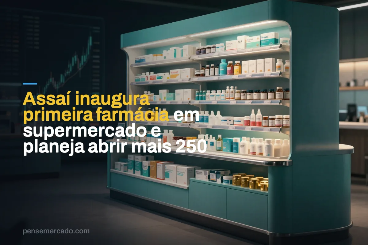 Assaí inaugura primeira farmácia em supermercado e planeja abrir mais 250