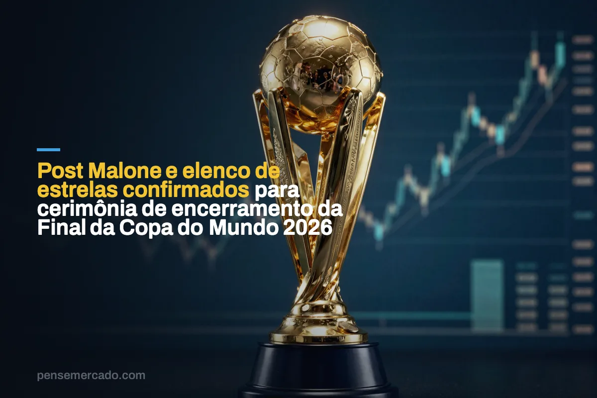 Post Malone e elenco de estrelas confirmados para cerimônia de encerramento da Final da Copa do Mundo 2026