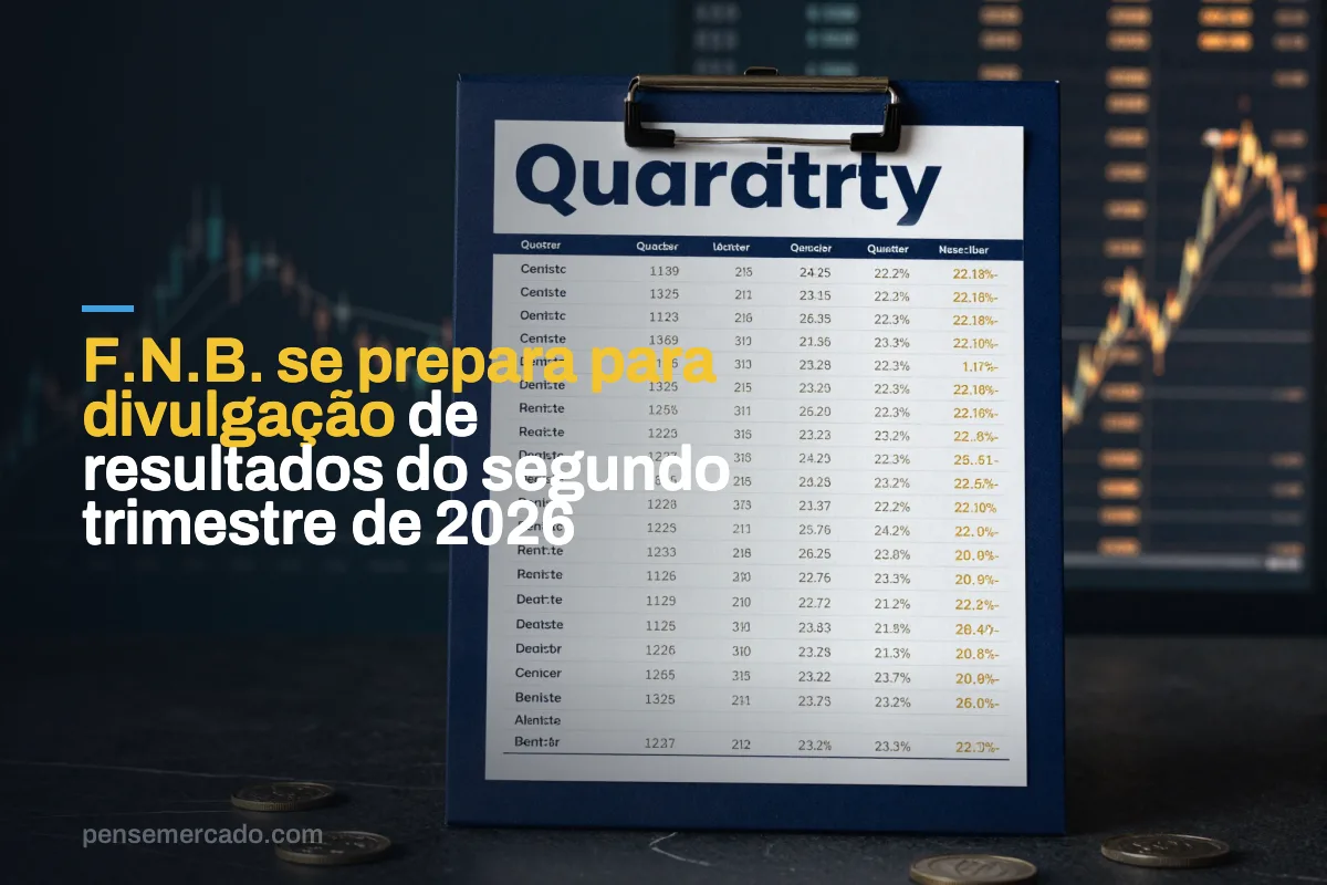 F.N.B. se prepara para divulgação de resultados do segundo trimestre de 2026