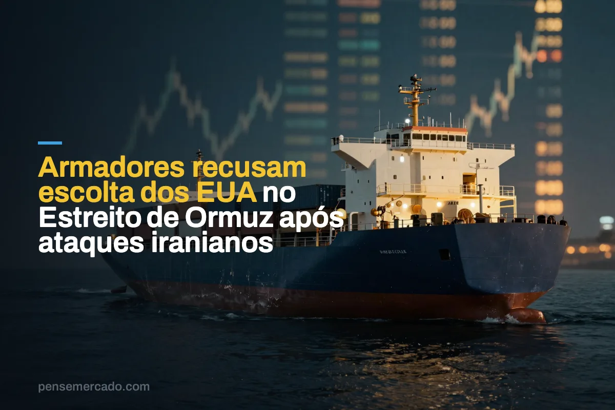 Armadores recusam escolta dos EUA no Estreito de Ormuz após ataques iranianos