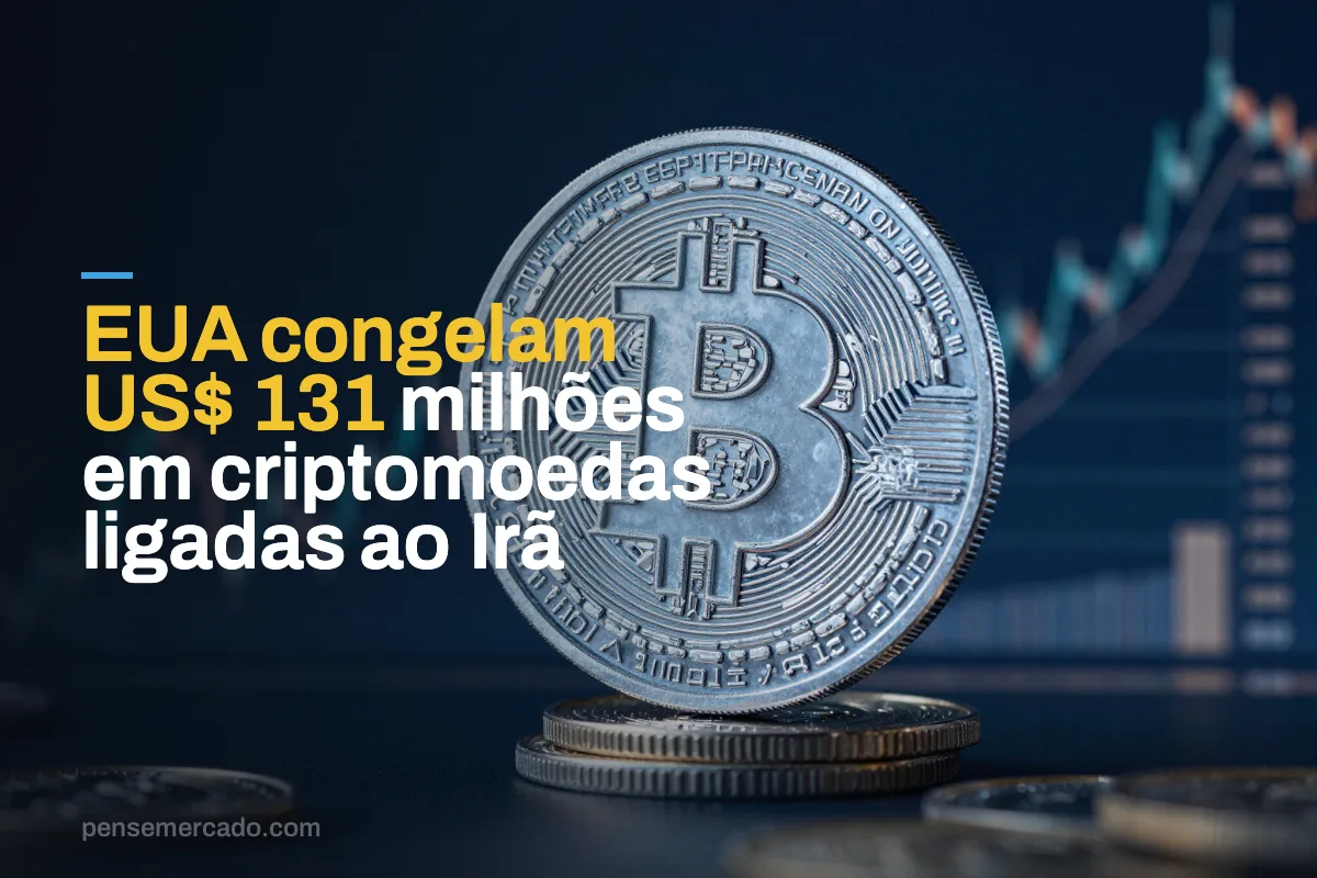 EUA congelam US$ 131 milhões em criptomoedas ligadas ao Irã
