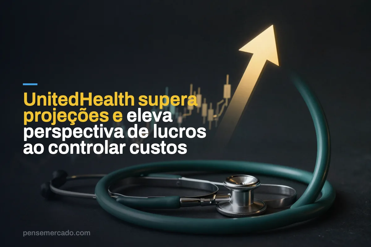 UnitedHealth supera projeções e eleva perspectiva de lucros ao controlar custos