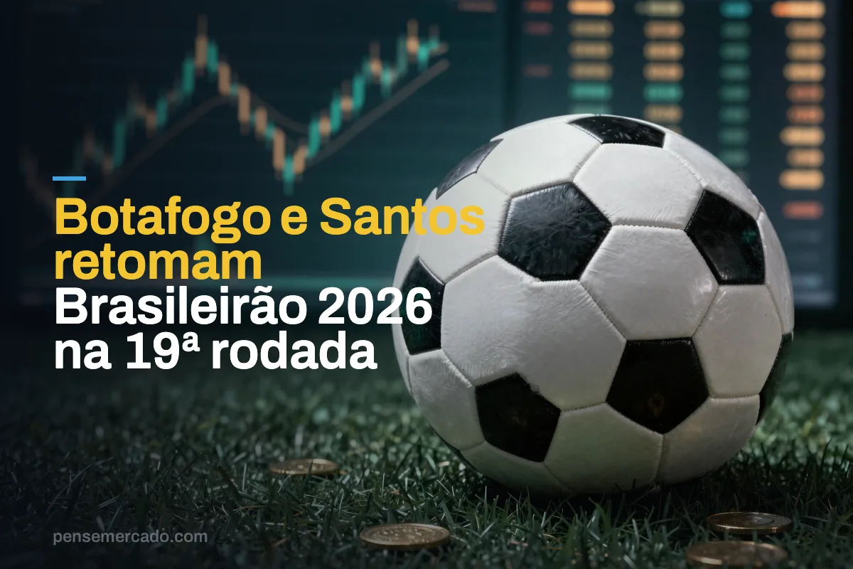 Botafogo e Santos retomam Brasileirão 2026 na 19ª rodada