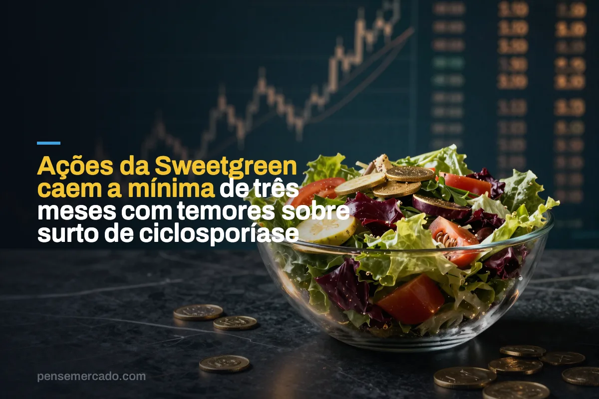 Ações da Sweetgreen caem a mínima de três meses com temores sobre surto de ciclosporíase