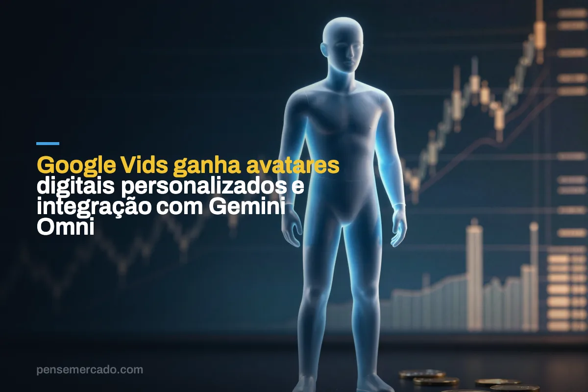 Google Vids ganha avatares digitais personalizados e integração com Gemini Omni