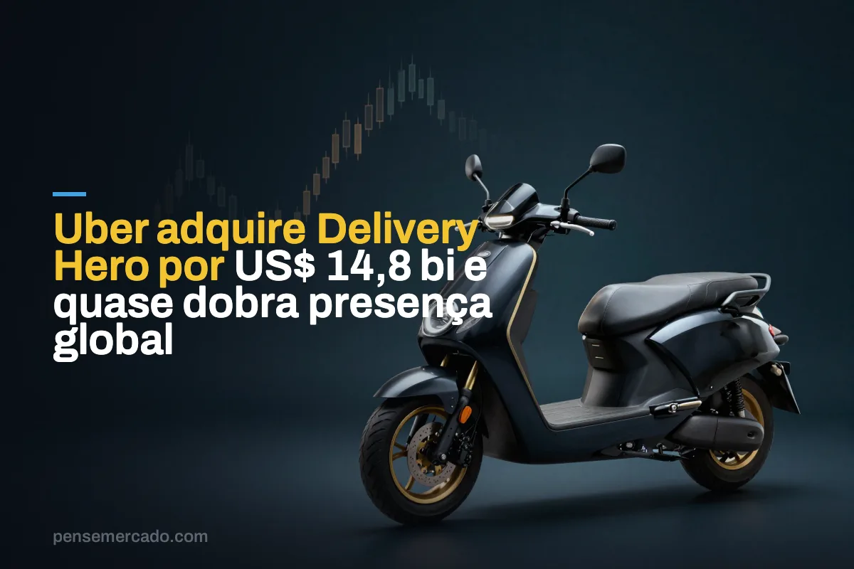 Uber adquire Delivery Hero por US$ 14,8 bi e quase dobra presença global