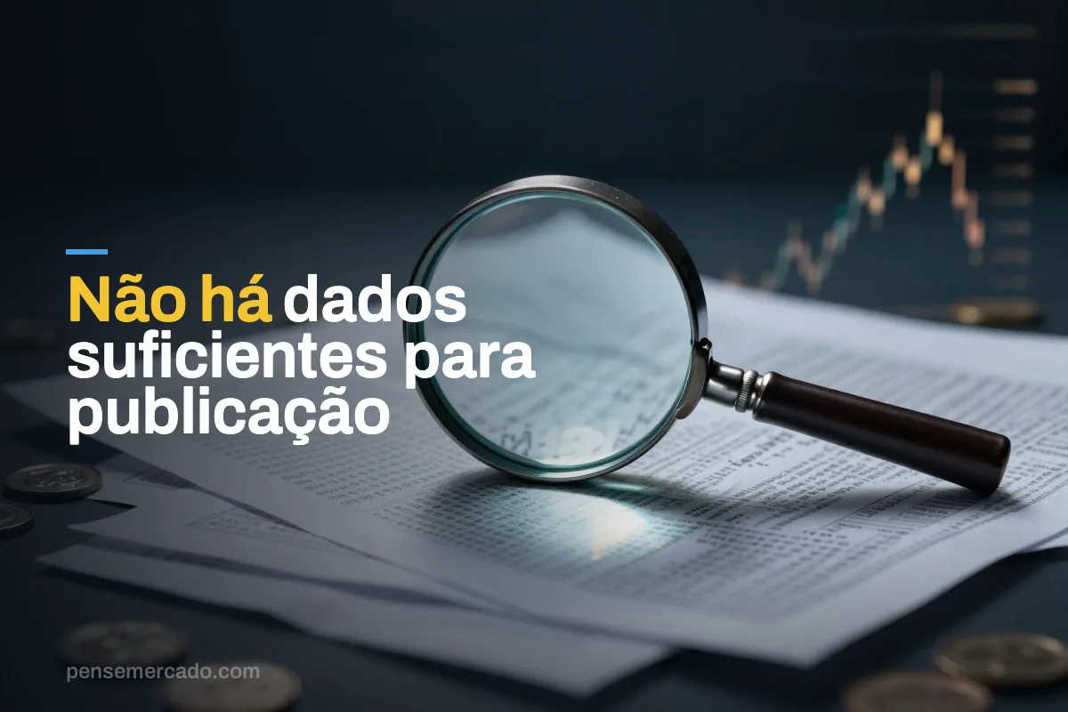 Não há dados suficientes para publicação