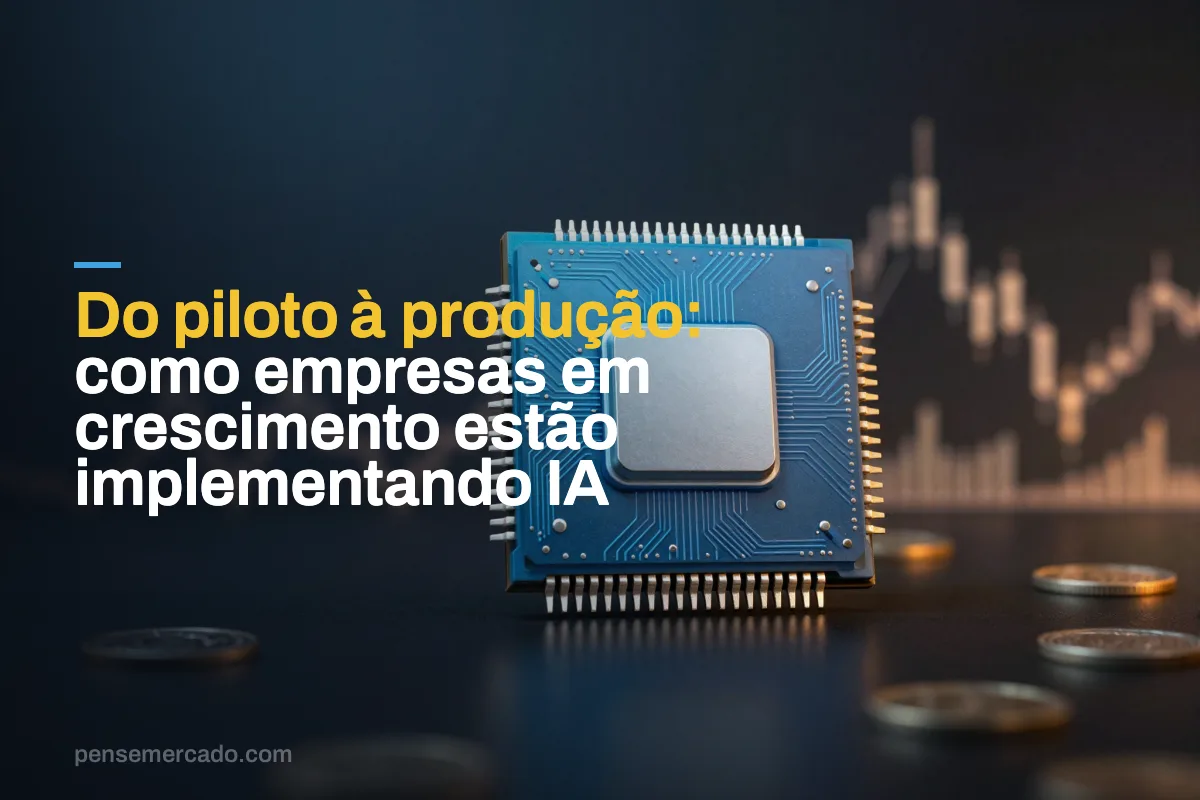 Do piloto à produção: como empresas em crescimento estão implementando IA