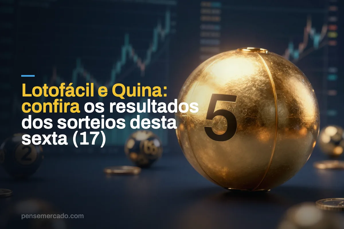Lotofácil e Quina: confira os resultados dos sorteios desta sexta (17)