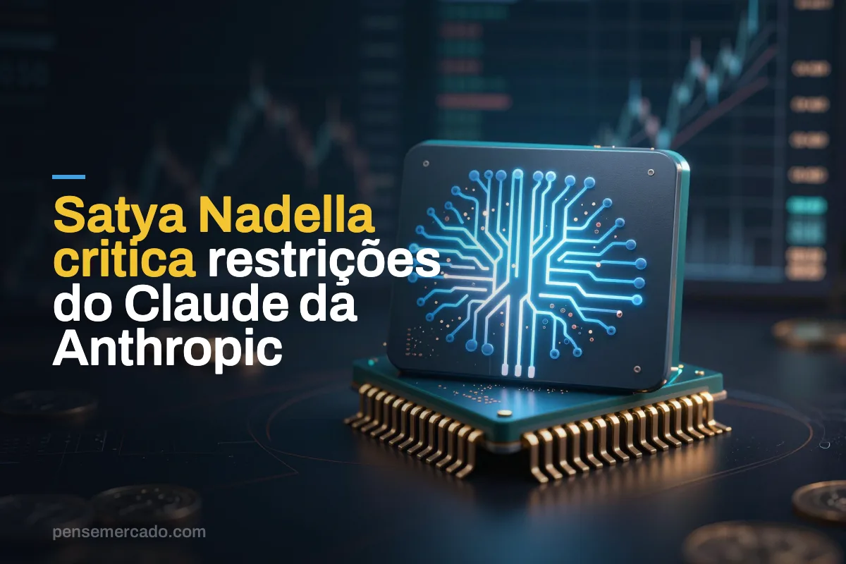 Satya Nadella critica restrições do Claude da Anthropic